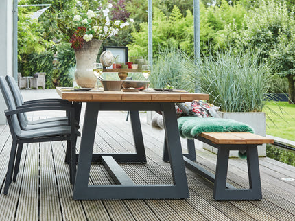 Garden table Ovada | Suns | 220 x 100 cm | Matt Royal Gray