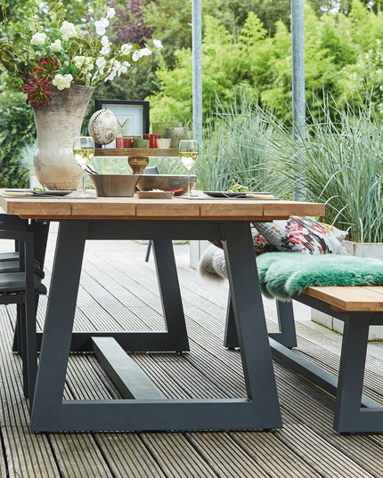 Garden table Ovada | Suns | 220 x 100 cm | Matt Royal Gray