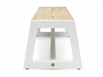 Trento Garden Bank | 220 cm | Matte white