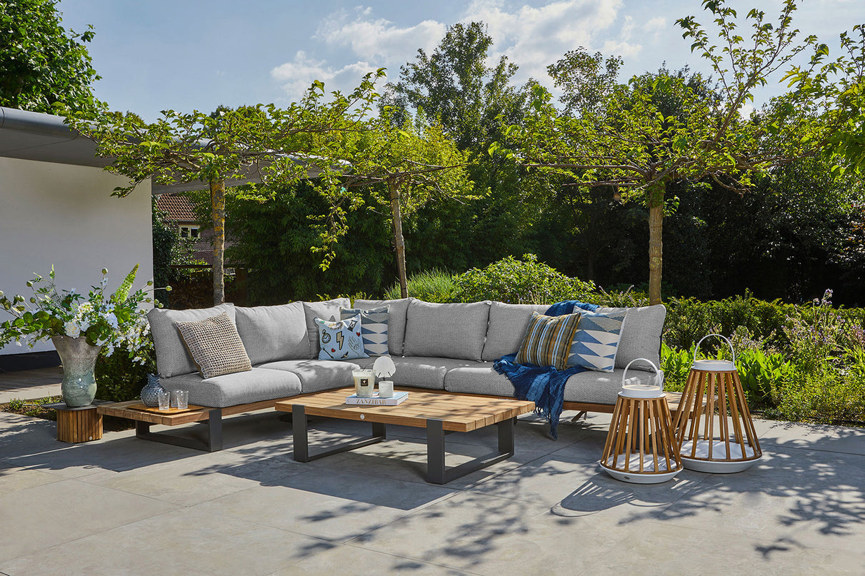 Nardo Lounge set | Mat Gray | Large corner arrangement