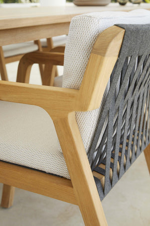 Garden set Flexx | Garden table 300x100 and 8 Flexx chairs