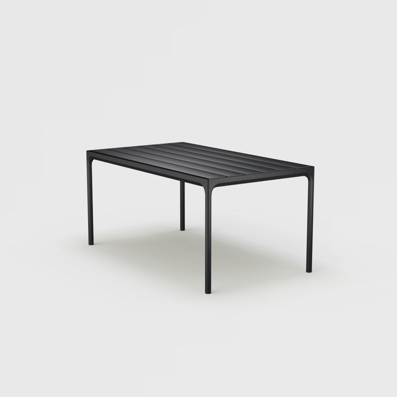 Four garden table | 4 different sizes Black aluminum