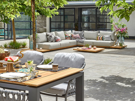Savona Garden table | 280x100 cm | Mat Royal Gray