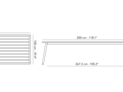 Flexx Tuint table | 2 sizes available