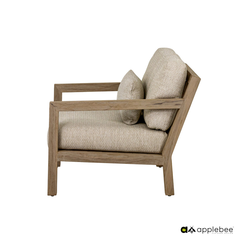 Olive lounge chair | incl. pillow
