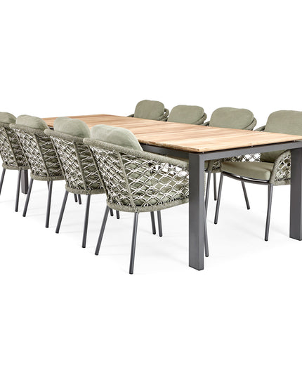 Savona Garden table | 280x100 cm | Mat Royal Gray