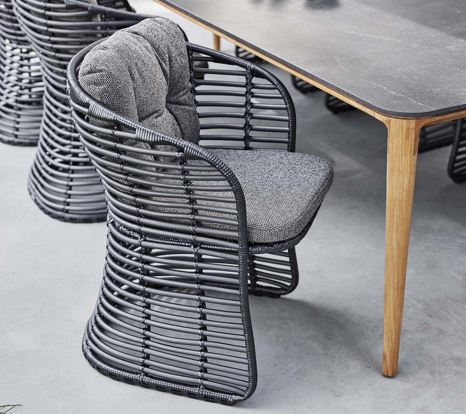 Basket | Garden chair Black | Incl. to kiss