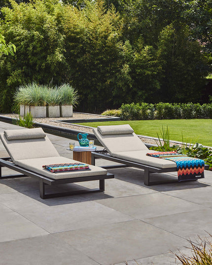 Nardo Sunlounger | Aluminum 2 colors available | Incl. to kiss