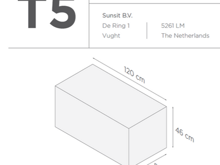 Suns | Protective cover for garden set | T1-T2-T3-T7