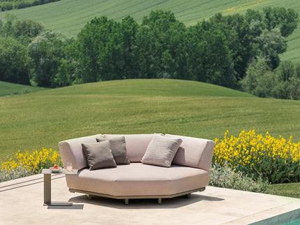 Solaris Lounge set | Powder Gray | White