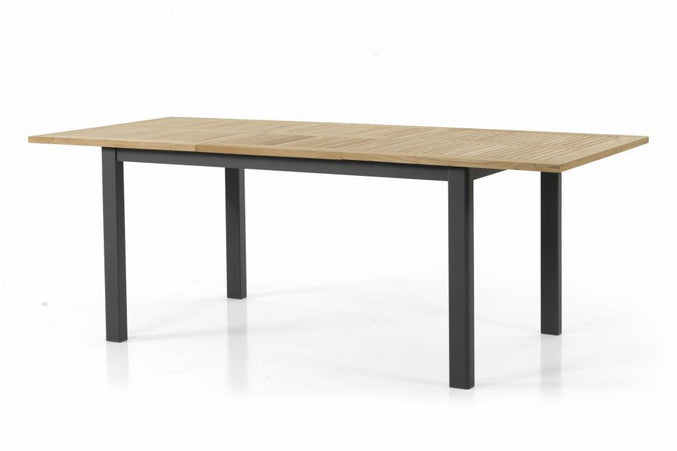 Garden table Lyon | 152-210x92 | black