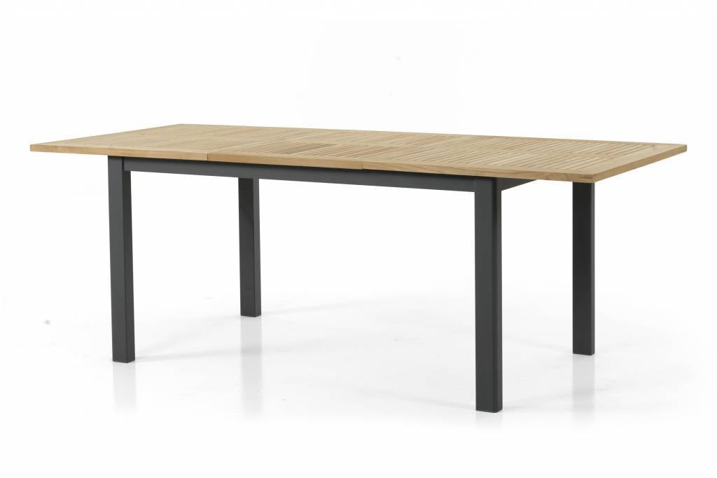 Garden table Lyon | 152-210x92 | black