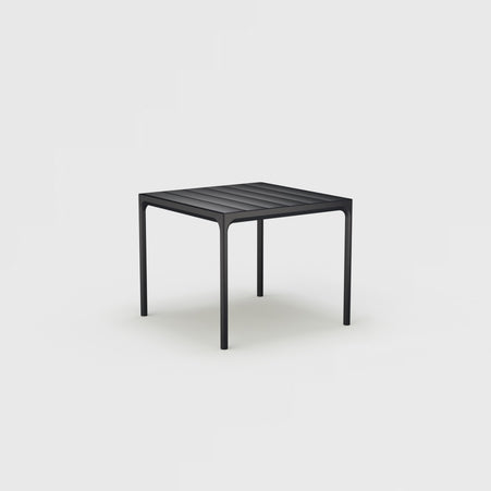 Four garden table | 4 different sizes Black aluminum