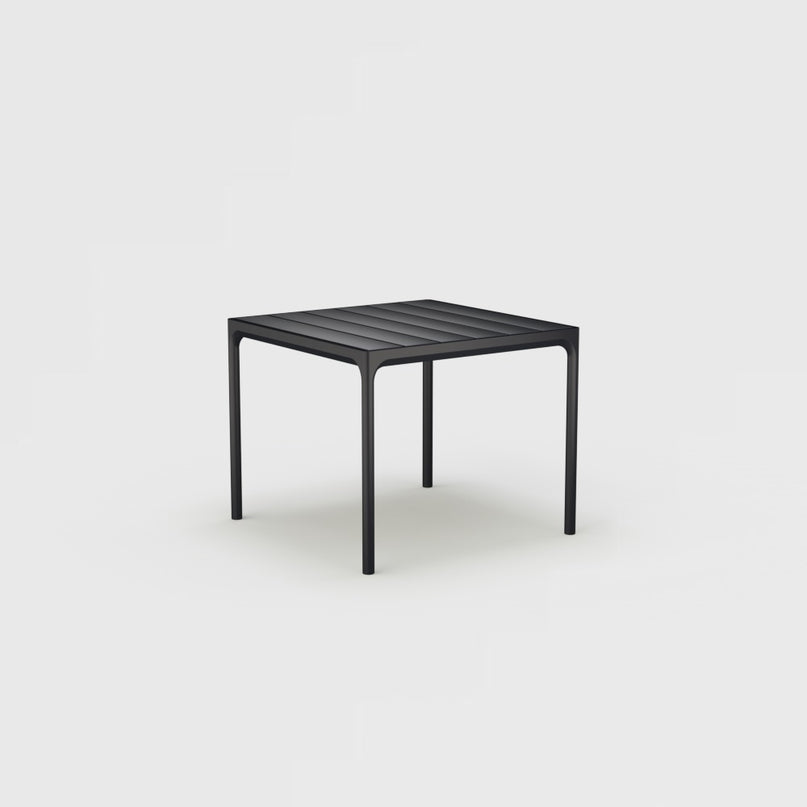 Four garden table | 4 different sizes Black aluminum