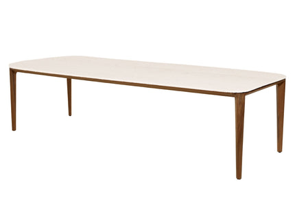 Tuint table 280x100 aspect | Teak - Travertine