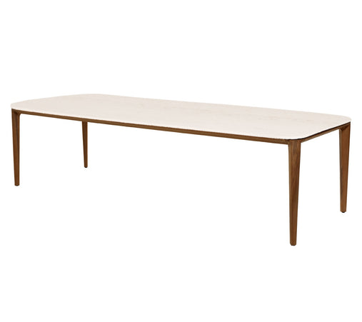 Tuint table 280x100 aspect | Teak - Travertine
