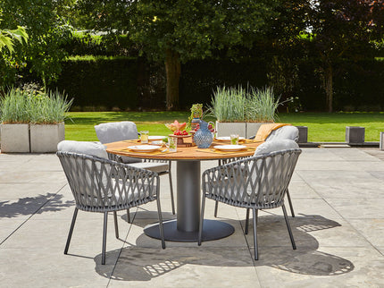 Grado Garden table | Mat Royal Gray Frame