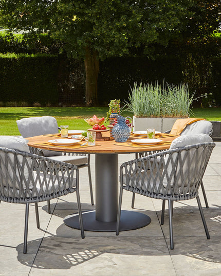 Grado Garden table | Mat Royal Gray Frame