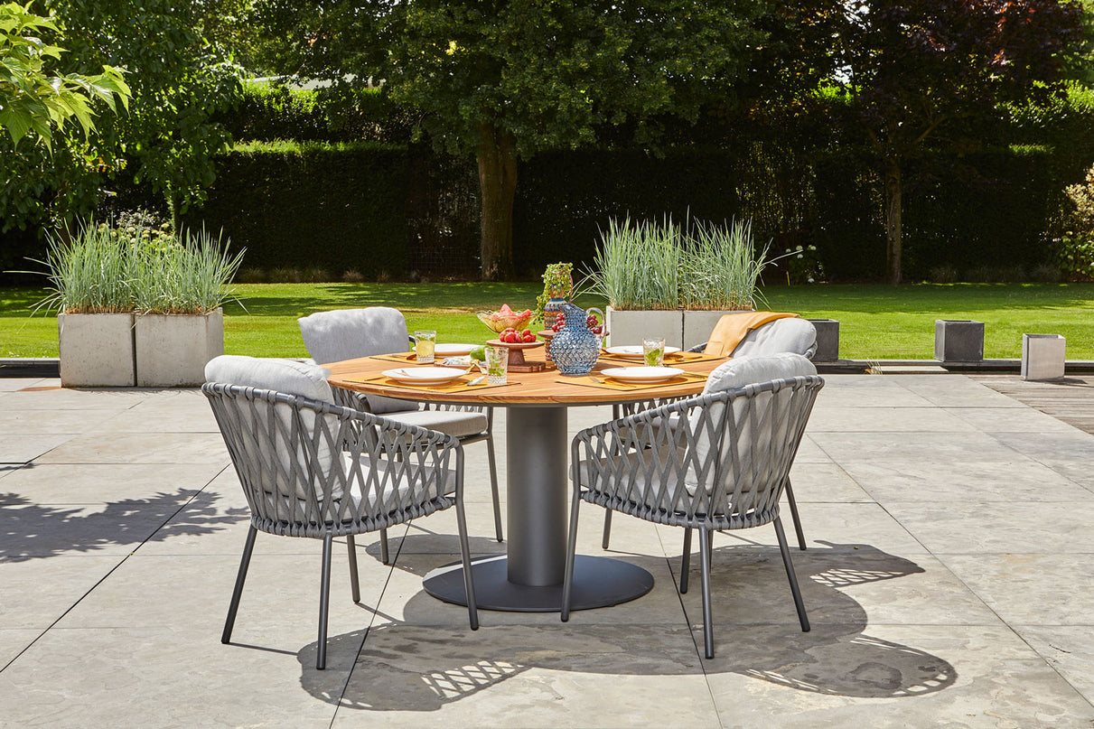 Grado Garden table | Mat Royal Gray Frame