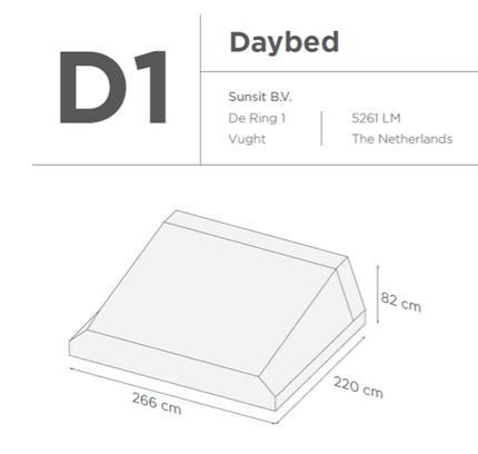 Suns | Protective cover for Daybed | D1-D2