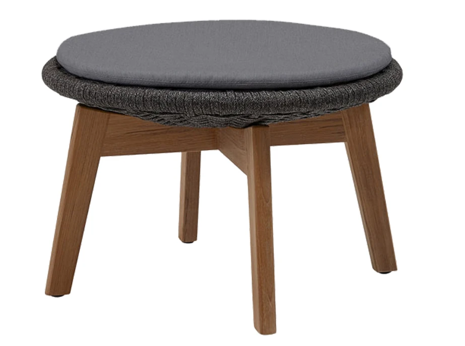 Peacock footstool