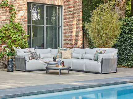 Lounge set Sorrento | Rope | All-Weather pillows