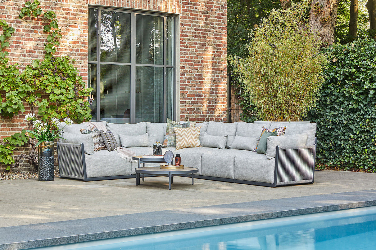 Lounge set Sorrento | Rope | All-Weather pillows