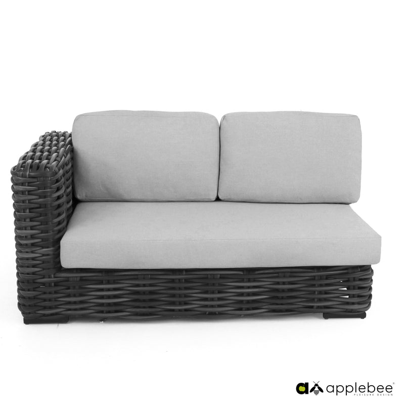 Elements XL 2-seater module right | Black Wash