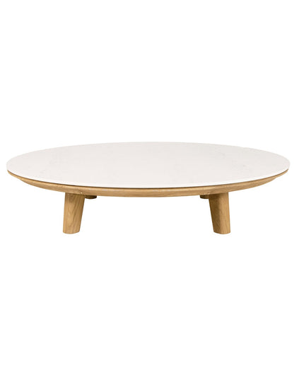 Coffee table aspect | Ø144cm | Taverin White