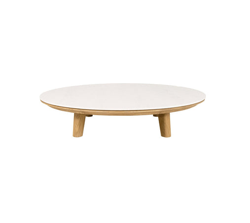Coffee table aspect | Ø144cm | Taverin White