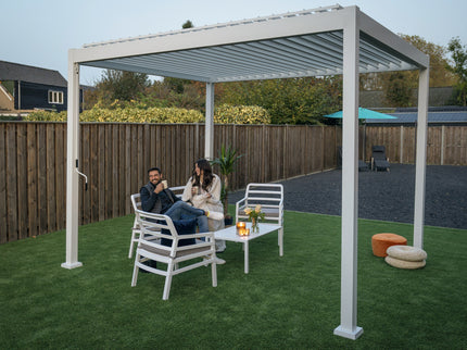 Rota | Terrace covering | Mat White | 300x300x250cm