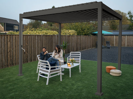 Rota | Terrace covering | Mat Gray | 360x720x250cm