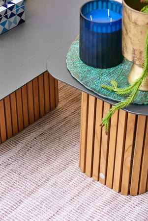 Savona Side table with Solar Lighting