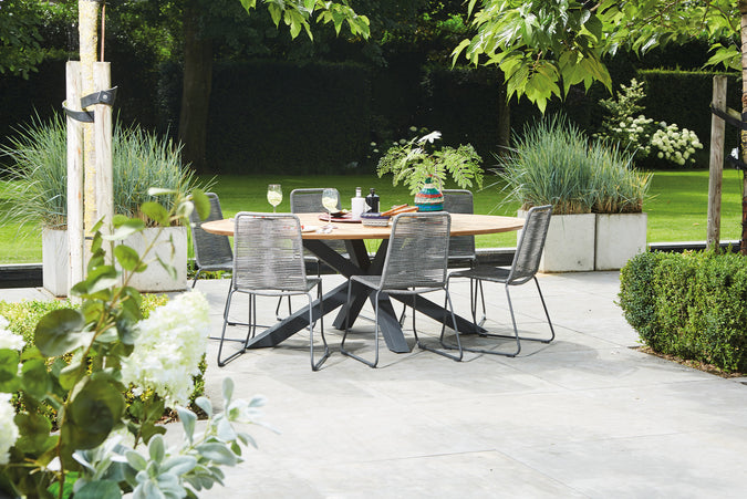 Madre Tuint table | 280 x 130 | Matte white