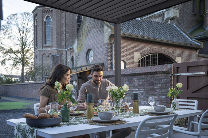 Rota | Terrace covering | Mat Gray | 360x530x250cm
