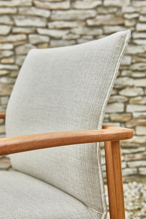Florine garden chair Teak Frame | 5 dust colors available