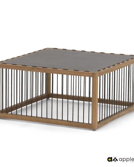 La Croix Coffee table | Applebee | Black/Teak | Showroom Sale -75%