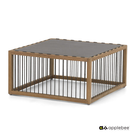 La Croix Coffee table | Applebee | Black/Teak | Showroom Sale -75%