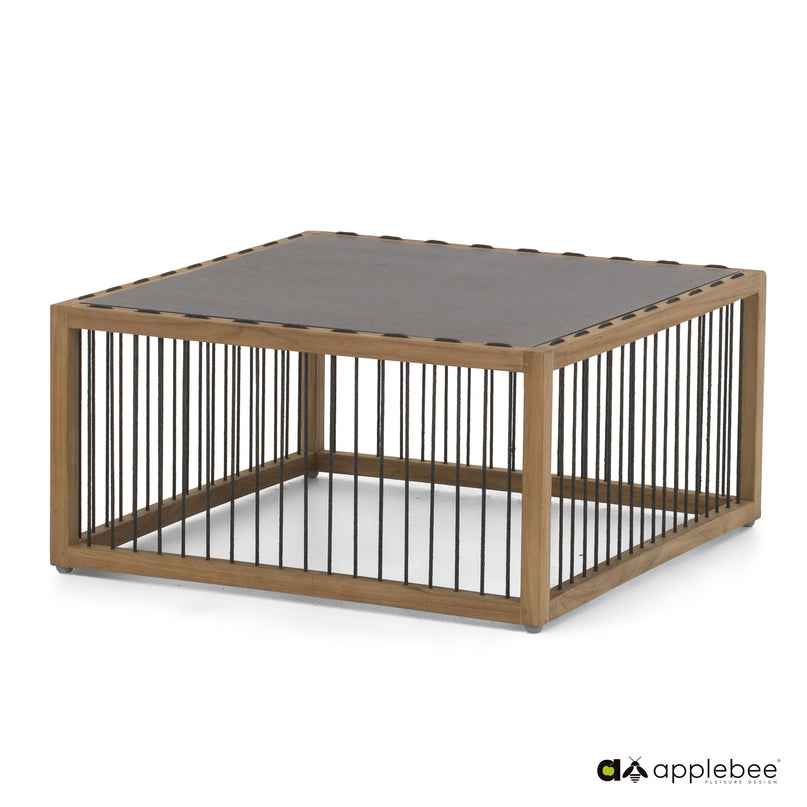 La Croix Coffee table | Applebee | Black/Teak | Showroom Sale -75%