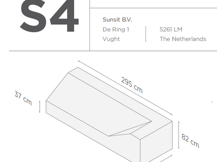 Suns | Protective cover for lounge sofa Gray | S4