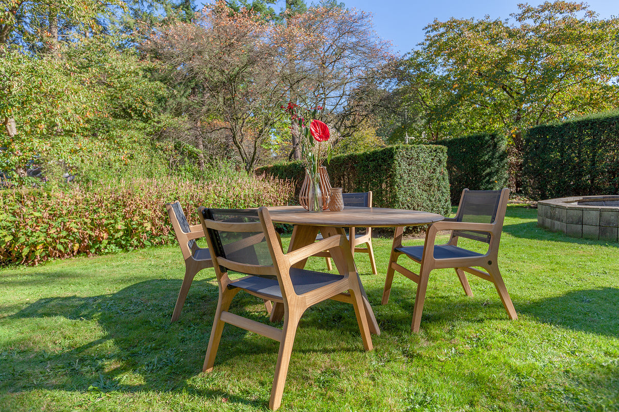 Norden Dining garden chair with textileen