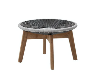 Peacock footstool