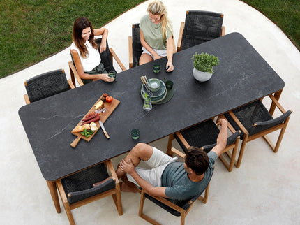 Aspect | Dining | 280 x 100 | Teak - Fossil Black