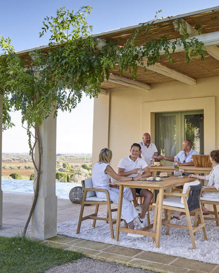 Garden set Flexx | Counter table with 4 counter chairs