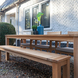 Garden bench James (without back) 210 cm