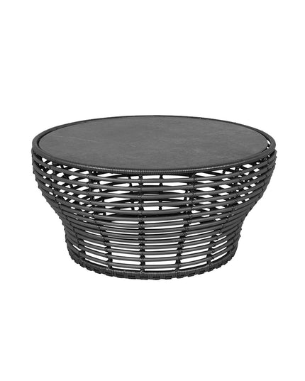 Basket Coffee table | Black or natural 95cm