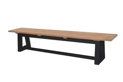 Ovada Garden Bank | 220 cm | Matt Royal Gray