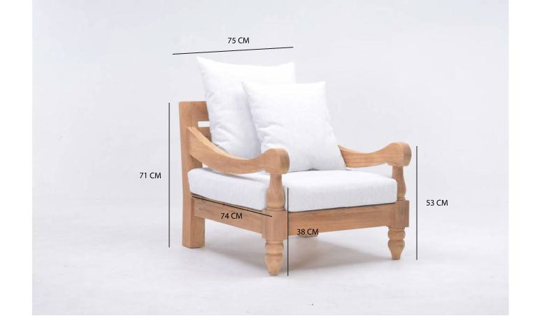 California lounge chair - without a pillow