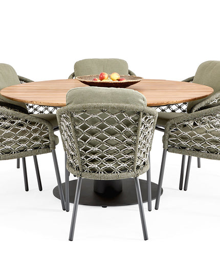 Garden set | Grado garden table with Nappa Macramé Garden chairs