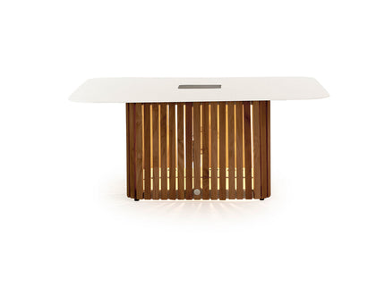 Savona Side table with Solar Lighting